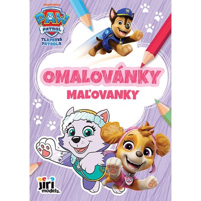 Omaľovánka A5 Paw Patrol/Tlapková Patrola pre dievčatá