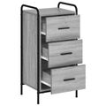 vidaXL Servírovacia skriňa Sivý Sonoma 97 x 33 x 81 cm