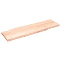 vidaXL Stolová doska 200x60x(2-6) cm neošetrený masív živé hrany