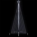 vidaXL LED vianočný stromček 570 LED studená biela 399 cm