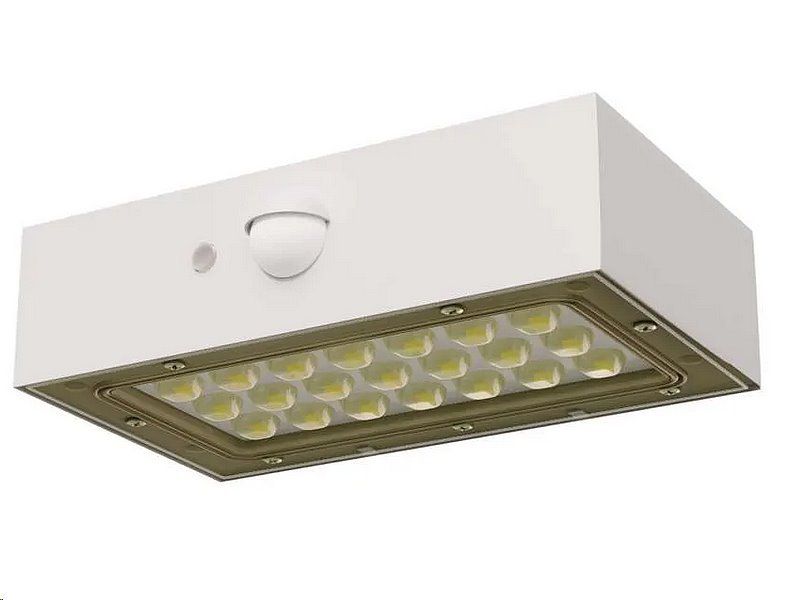 LED solárne svetlo EMOS ZG161S BRIXO s pohybovým čidlom, biely, neutrálne biela