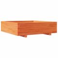 vidaXL Záhradný kvetináč voskovohnedý 90x90x26,5 cm masívna borovica
