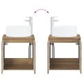 vidaXL Set kabinetov do kúpeľne 3 ks Dub artisan 49,5 x 44,5 x 65,5 cm