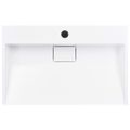 vidaXL Umývadlo z minerálneho/mramoroveho odliatku 60x38x11 cm biele