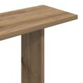 vidaXL Stenná polica Dub artisan 102 x 20 x 130 cm Kompozitné drevo