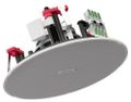Fonestar Vestavný bezrámový reproduktor 10 W/8ohm, 5,25", 130 Hz–20 kHz, otvor 150 mm, hl 33 mm, ABS, bíl Stropní reproduktor, 5", 12 W RMS, 8 ?, IP-44, 55–20 000 Hz, hliníková mrížka, ABS, bílý