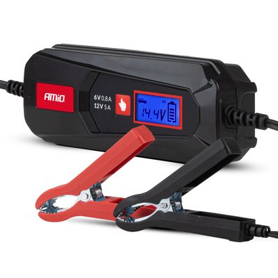 Nabíjačka digitálna LEAD ACID LFP MAX 5A 6/12V AMiO-04522