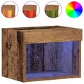 vidaXL Zostava TV skriniek 40 x 30 x 30 cm Staré drevo