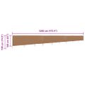 vidaXL 9-panelová zábrana proti vetru látková 1200x160 cm sivo-hnedá
