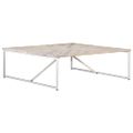 vidaXL Konferenčný stolík 110x110x36 cm masívne mangovníkové drevo
