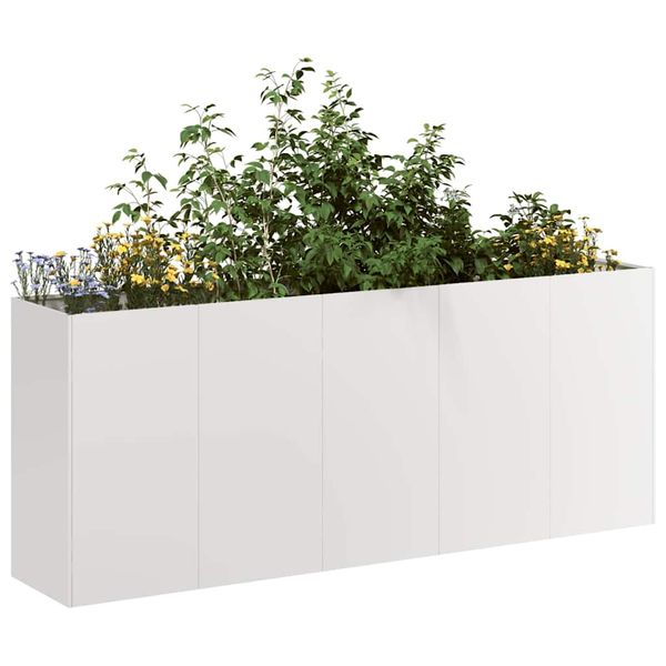 VidaXL kvetináč 200x40x80 cm Nerezová oceľ