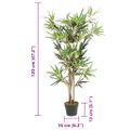 vidaXL Umelý bambusový strom 552 listov 120 cm zelený