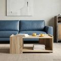 vidaXL Konferenčný stolík Dub sonoma 90 x 50 x 33 cm Kompozitné drevo