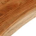 vidaXL Stolová doska 120x40x3,8 cm obdĺžnik masívna akácia živá hrana