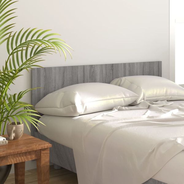 vidaXL Čelo postele sivé sonoma 160x1,5x80 cm spracované drevo