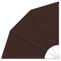 vidaXL Záclona na balkónové súkromie 160 x 160 cm Polyester Hnedá
