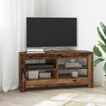 vidaXL RohováTVskriňa 102 x 40,5 x 45 cm Staré drevo Kompozitné drevo