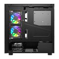 Počítačová skriňa DarkFlash DS950V s displejom (čierna) + 6 ventilátorov