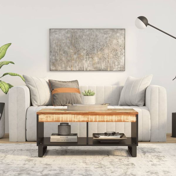 vidaXL Konferenčný stolík 90x50x40 cm masívne recyklované drevo