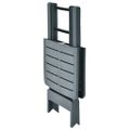 vidaXL Skladací záhradný stôl zelený 79x72x70 cm plastový