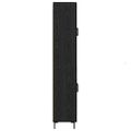 vidaXL Highboard 2 ks Čierny dub 69,5 x 34 x 180 cm Kompozitné drevo