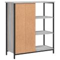 vidaXL Komoda sivá sonoma 70x30x80 cm kompozitné drevo