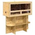 vidaXL Terárium Hnedá 80 x 40 x 90 cm OSB