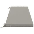 vidaXL Vankúš na lavičku SOEST 100% polyester Sivá 140 x 50 x 5 cm