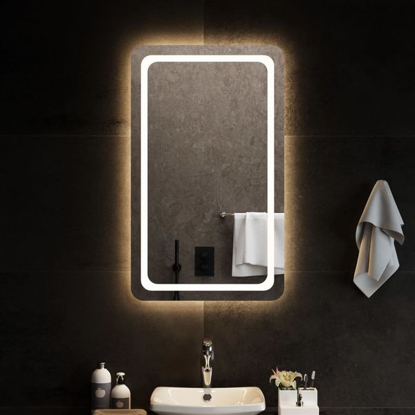 vidaXL LED kúpeľňové zrkadlo 60x100 cm