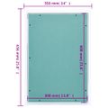 vidaXL Prístupový panel s hliníkovým rámom a sadrokartónom 300x600 mm