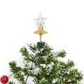 vidaXL Snežiaci vianočný stromček dáždnikovým podstavcom zelený 75 cm
