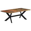 vidaXL Jedálenský stôl 200x100x75 cm, recyklovaný masív