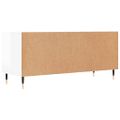 vidaXL TV skrinka lesklá biela 100x34,5x44,5 cm kompozitné drevo