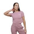 Dámske tričko Cropped Agile Woodrose - GymBeam, veľkosť L, veľkosť oblečenia L