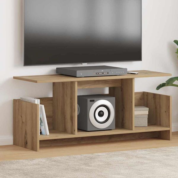 vidaXL TV stolík Remeselný dub 102 x 35 x 45 cm Kompozitné drevo