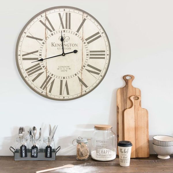 vidaXL Vintage nástenné hodiny 60 cm Londýn