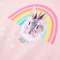 vidaXL Detská mikina svetloružová 116
