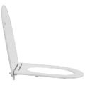 vidaXL WC sedadlo Biela 47 x 36 x 3,4 cm Duroplast