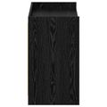 vidaXL Skriňa na topánky Čierny dub 85 x 39,5 x 70 cm Kompozitné drevo