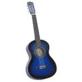 vidaXL Klasická gitara pre začiatočníkov a deti modrá 1/2 34"