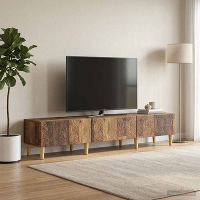 vidaXL TV skrinka 147 x 34,5 x 30 cm Staré drevo Kompozitné drevo