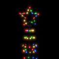vidaXL LED vianočný stromček s hrotmi 570 LED farebné 300 cm