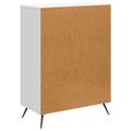 vidaXL Servírovacia skriňa Biela 66 x 34,5 x 90 cm Kompozitné drevo