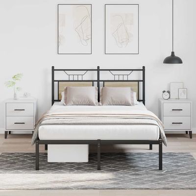vidaXL Posteľný rám bez matraca dub sonoma 120x190 cm kompozitné drevo