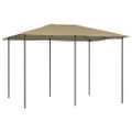 vidaXL Altánok 3x4x2,6 m sivohnedý 160 g/m²