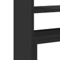 vidaXL Stolový organizér nastaviteľný čierny 40x17x41cm kompozit.drevo