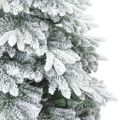 vidaXL Umelý vianočný stromček s 150 LED-i Biela 150 cm PE a PVC