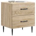 vidaXL Nočný stolík 2 ks Dub sonoma 43 x 34,5 x 47,5 cm