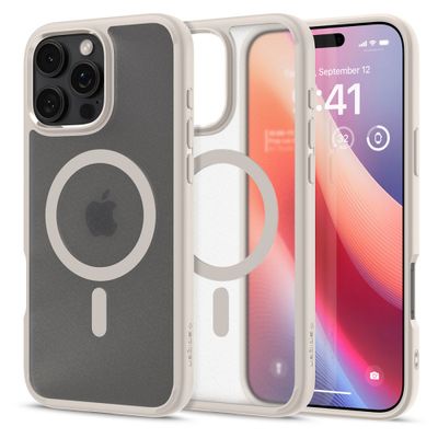 Spigen Ultra Hybrid Mag Magsafe obal pre iPhone 16 Pro Max 6,9" frost prírodný titán