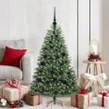 vidaXL Umelý Sklápací Vianočný Stromček Zelená 120 cm PVC a kov